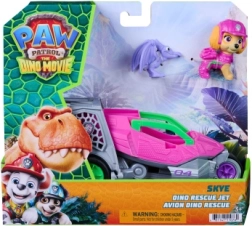 Paw Patrol Dino Movie Skye en reddings-Dino Jet met figuren