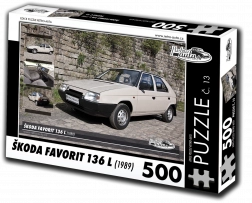 Puzzel RETRO-AUTO’S Škoda Favorit 136 L 500 stukjes