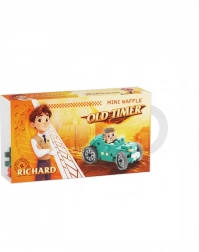 Mini Wafel oude turquoise auto