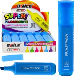 Neon markeerstift intens blauw