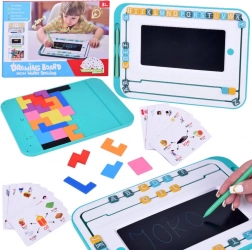 Educatieve set 3-in-1 LCD-schrijfbord en kaarten voor het leren van Engels