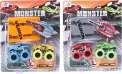 Lanceerbare metalen auto's 2 stuks