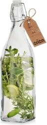 Glazen fles met beugelsluiting 1 l