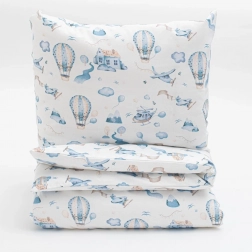 Katoenen set voor het babybedje New Baby Romance