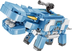 Qman Crystal Hippo – robotische nijlpaard bouwset