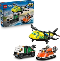 LEGO City Remix: vliegtuig, servicevoertuig en hovercraft