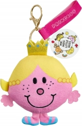 Pluchen sleutelhanger LITTLE MISS PRINCESS – roze hanger voor sleutels en tas