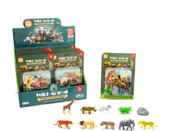 Wilde dieren set van 10 figuren 6 cm