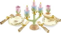 DJECO prinsessenbanket – houten dinerset