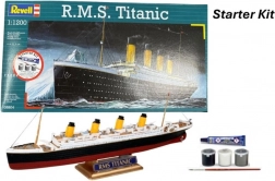 revell starter kit 1:1200 r.m.s. titanic – modelbouwset voor beginners