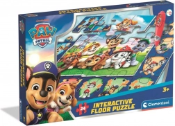 Interactieve vloerpuzzel PAW PATROL met elektronische pen 70 × 100 cm (24 stukjes)
