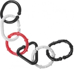 Zwart-witte koppelringen voor baby’s