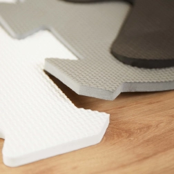 bieco foam speelmat alfabet zwart & wit, 26 stuks