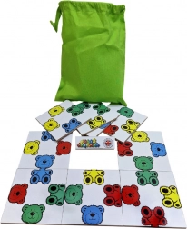 Gekleurde beren - houten logicaspel