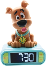 Kinderwekker met 3D-nachtlampje SCOOBY-DOO