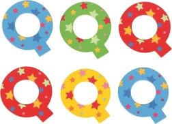 Sterrenletter Q van Bigjigs Toys