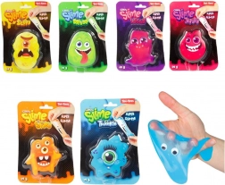 Slibberig monstertje met oogjes 49 g – 6 kleuren