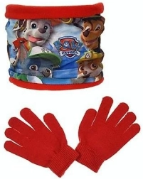 Colsjaal en handschoenen Paw Patrol