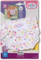 BABY born stoffen luiers voor poppen van 36 cm - 2 stuks
