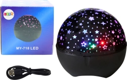 Sterrenprojector Nachtlamp Speaker 2-in-1 zwart