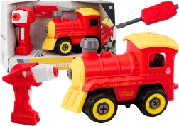 Demonteerbare afstandsbediende locomotief – rood