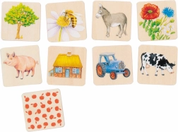 Houten memory Boerderij van GOKI