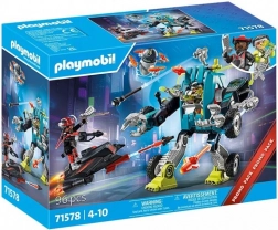 Playmobil robot vs zweefvliegtuig – bouwset 96 onderdelen