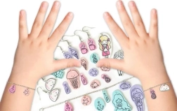 Creatieve set voor het maken van vrolijke plastic sieraden van krimpfolie