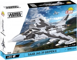 Bouwdoos Jachtvliegtuig SAAB Jas 39 Gripen E - 480 stenen