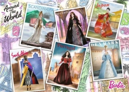 Ravensburger puzzel Barbie: Rond de wereld 1000 stukjes