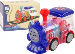 LED locomotief wrijvingsaandrijving transparant