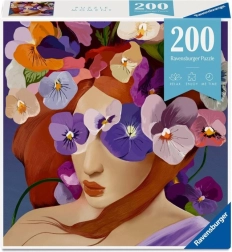 Puzzle RAVENSBURGER Moment Bloemenhoofd Viooltje 200 stukjes