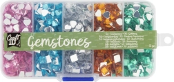 Set kleurrijke edelstenen 55 g