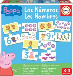 EDUCA puzzel Peppa Pig: leren tellen voor kinderen