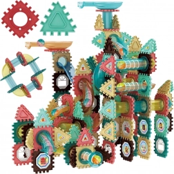 Woopie magnetische bouwblokken 3D – educatieve knikkerbaan 228 stuks