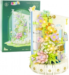 Bouwset Bloementoren met LED-licht