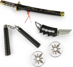 Ninja-set van plastic wapens voor kinderen