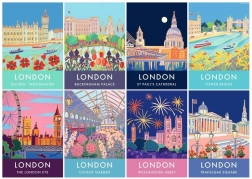 Ravensburger puzzel Londen in vintagestijl 1000 stukjes