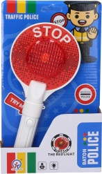 Politie-stopbordje met lichteffecten 23 cm