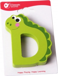 Classic World houten letter D