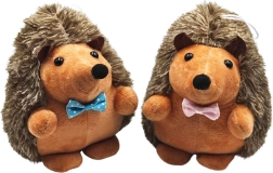 pluche egel met strikje 18 cm