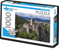 Puzzel Kasteel Strečno 1000 stukken - Toeristische editie