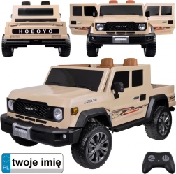 Elektrische auto voor kinderen, 2-zits, 4x4 met laadbak 24V – Pickup