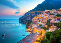 Enjoy puzzel Positano bij schemering 1000 stukjes