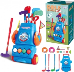 Kinder golfset met kar op wieltjes Woopie