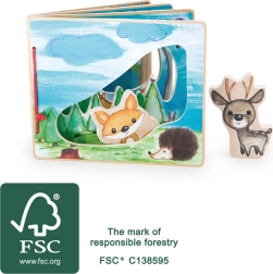 Interactief houten prentenboek Small Foot