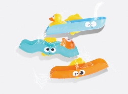 Waterracebaan voor in bad met zuignappen