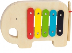 Petit Collage houten xylofoon olifant