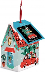 Galison Kerstauto puzzel 130 stukjes