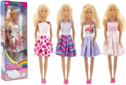 Plastic modepop 30 cm in doos (5 stijlen)